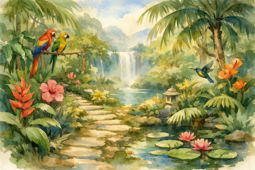 Maratopia Tropical Jungle Garden erleben