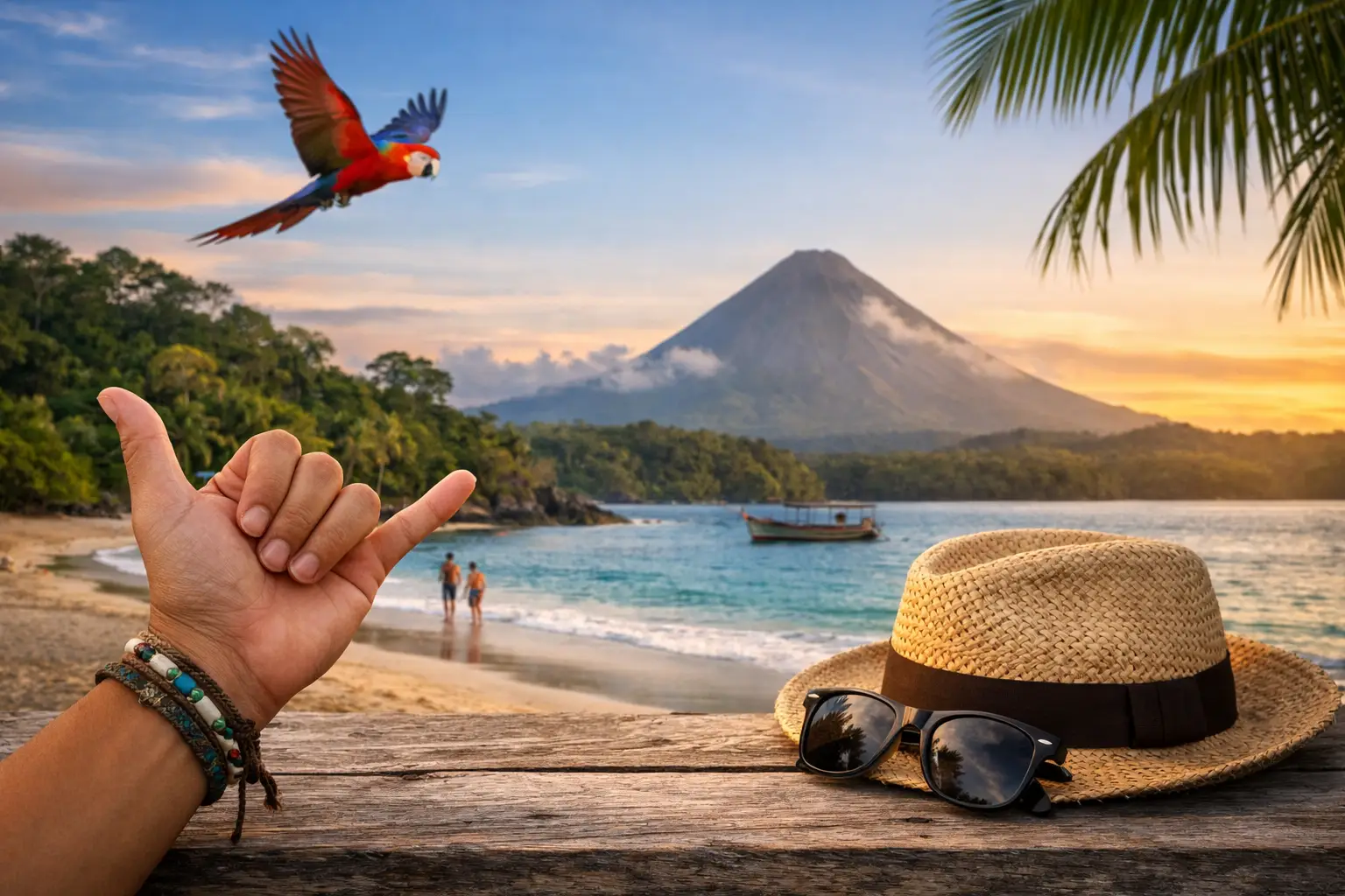 Costa Rican landscape representing the meaning of Pura Vida